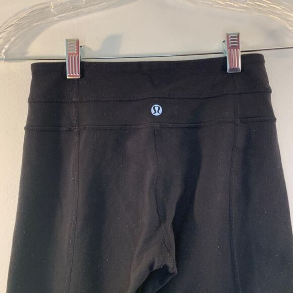 LULULEMON ATHLETICA Women’s Black Legging Capris / Size: 2 Tall - Picture 7 of 10